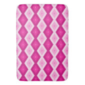 Shades van het diamantpatroon van fuchsia badmat (Voorkant Verticaal)