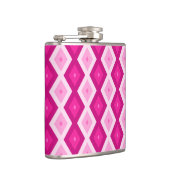 Shades van het diamantpatroon van fuchsia heupfles (Rechts)