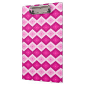 Shades van het diamantpatroon van fuchsia klembord (Links)