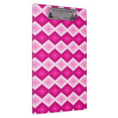 Shades van het diamantpatroon van fuchsia klembord (Rechts)