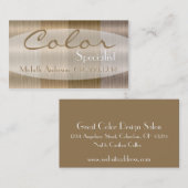 Shades van het Visitekaartje van de Kleurstijl van (Voorkant / Achterkant)