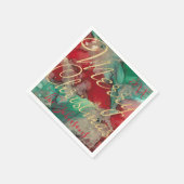 Shades van Kerstmis personaliseren Servet (Hoek)
