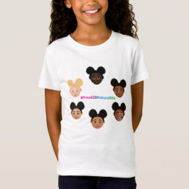 Shades van Melanin #Proud2BNaturalMe T-shirt