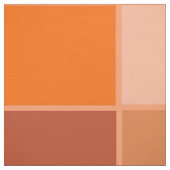 Shades van Oranje blokken Stof (Swatch)