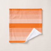 Shades van Oranje stripes Bad Handdoek (Wasdoekje)