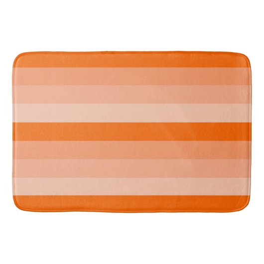 Shades van Oranje stripes Badmat (Voorkant)