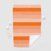 Shades van Oranje stripes Golfhanddoek (Insitu)