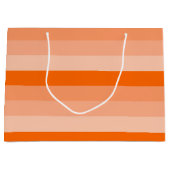 Shades van Oranje stripes Groot Cadeauzakje (Voorkant)