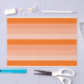 Shades van Oranje stripes Tissuepapier (Craft)