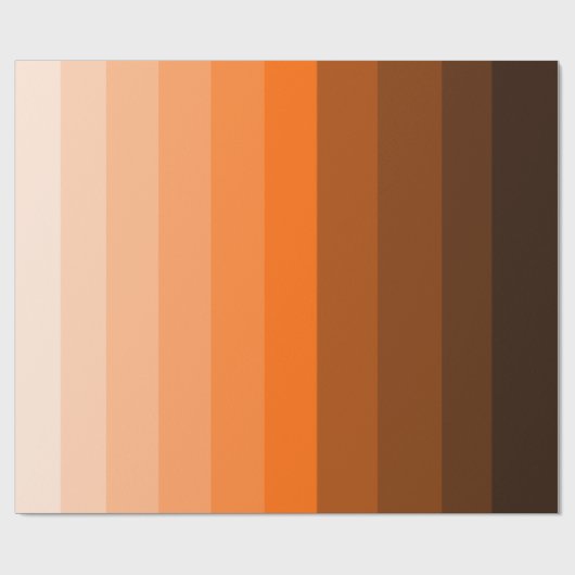 Shades van Oranje verpakkingspapier Cadeaupapier (Vlak)