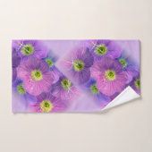 Shades van paars bad handdoek (Handdoek)