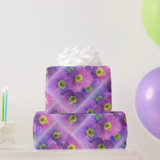 Shades van paars cadeaupapier (Feestgeschenken)