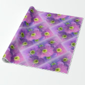 Shades van paars cadeaupapier (Uitgerold)
