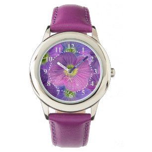 Shades van paars horloge