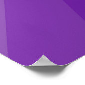 Shades van Paars Poster (Hoek)