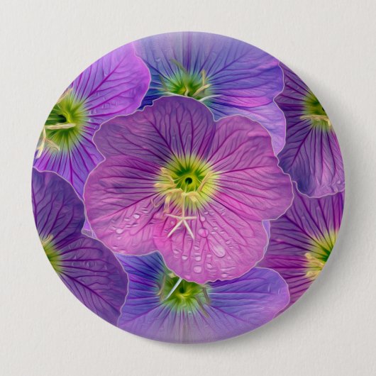 Shades van paars ronde button 4,0 cm (Voorkant)