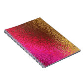 Shades van Paars, roze, bruin en goudvormig Multom Notitieboek (Rechterzijde)