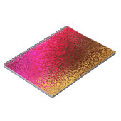 Shades van Paars, roze, bruin en goudvormig Multom Notitieboek (Linkerzijde)