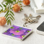 Shades van paars sleutelhanger (Zijkant)