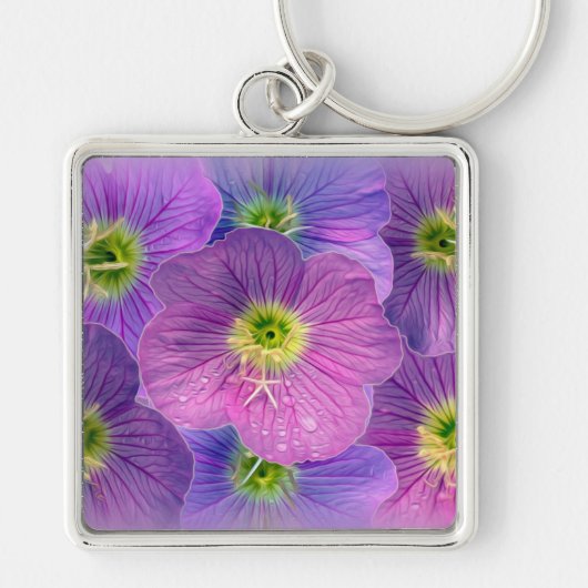 Shades van paars sleutelhanger (Voorkant)