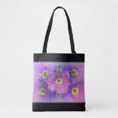 Shades van paars tote bag (Voorkant)