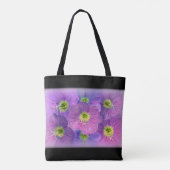 Shades van paars tote bag (Achterkant)