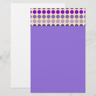 Shades van Paarse Polka Dots van Shirley Taylor Briefpapier