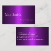Shades van Paarse standaardVisitekaartjes Visitekaartje (Voorkant / Achterkant)