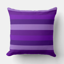 Shades van Paarse Stripes Kussen
