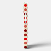 Shades van Red Polka Dots van Shirley Taylor Case-Mate iPhone Case (Achterkant / Links)