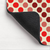 Shades van Red Polka Dots van Shirley Taylor Muismat (Hoek)
