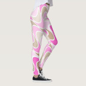 Shades van roze en bruin in flattering design leggings (Rechts)