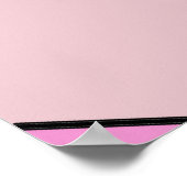 Shades van roze extra grote afdrukken poster (Hoek)