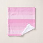 Shades van roze strepen bad handdoek (Wasdoekje)