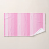 Shades van roze strepen bad handdoek (Handdoek)