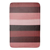 Shades van roze strepen badmat (Voorkant Verticaal)