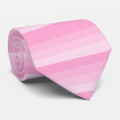 Shades van roze strepen stropdas (Opgerold)