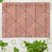 Shades van terracotta theedoek (Gevouwen)