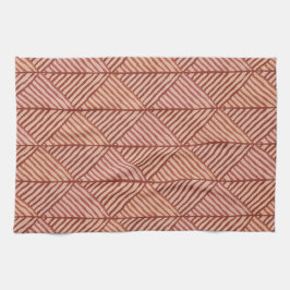 Shades van terracotta theedoek