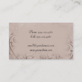 Shades van Visitekaartje van Tan, met bodemdruk (Achterkant)