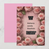 Shadi Mubarak Kaart (Voorkant / Achterkant)