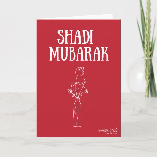 Shadi Mubarak Rood Kaart (Voorkant)