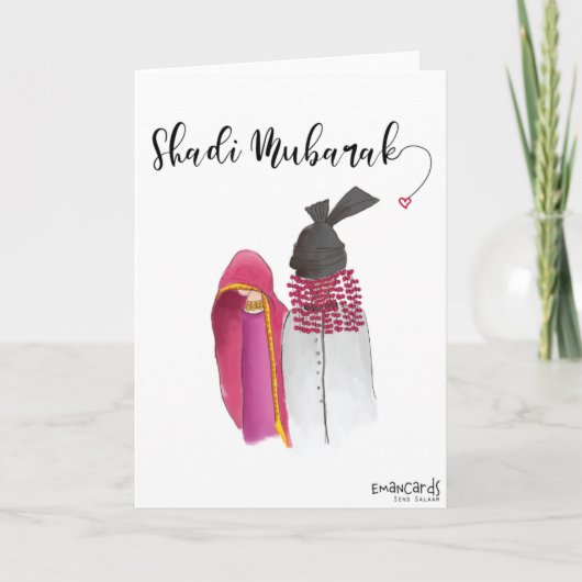 Shadi Mubarak to Dulha Dulhan Kaart (Voorkant)