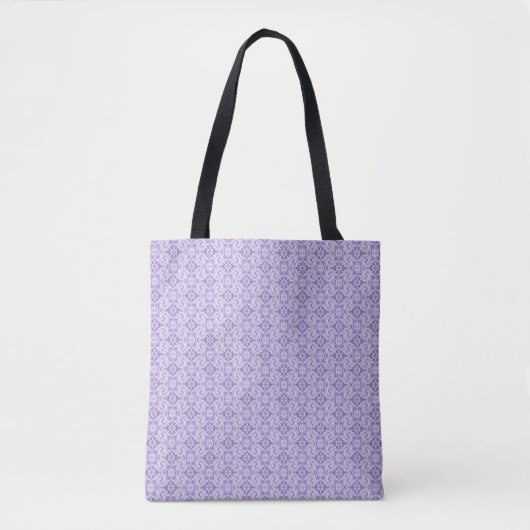 Shadow Abstract Light Purple Watercolor Art Tote Bag (Voorkant)
