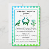 Shadow Ball Dark Fantasy Birthday Design Script Kaart (Voorkant)