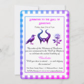 Shadow Ball Dark Fantasy Birthday Design Script Kaart (Voorkant)