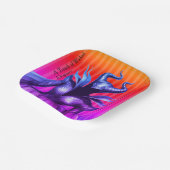 Shadow Ball Dark Fantasy Party | green Paper Cup Papieren Bordje (Gebogen)