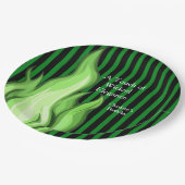 Shadow Ball Dark Fantasy Party | green Paper Cup Papieren Bordje (Gekanteld)