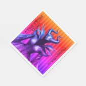 Shadow Ball Dark Fantasy Party | green Paper Cup Servet (Hoek)