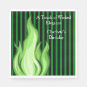 Shadow Ball Dark Fantasy Party | green Paper Cup Servet (Voorkant)